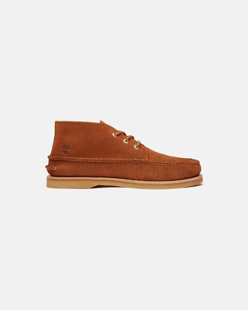 Timberland Handgefertigter, halbhoher Bootsstiefel für Herren in Braun, Herren, Braun, Größe Braun