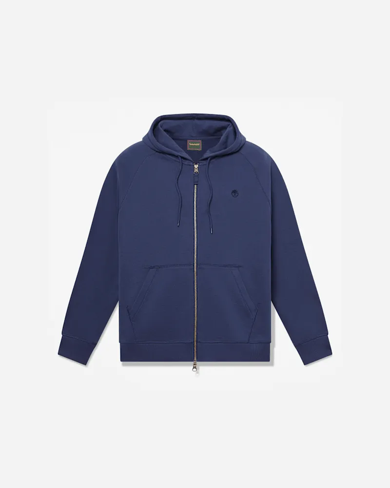 Timberland Exeter River Hoodie mit durchgehendem Reißverschluss für Herren in Dunkelblau, Herren, Blau, Größe Blau