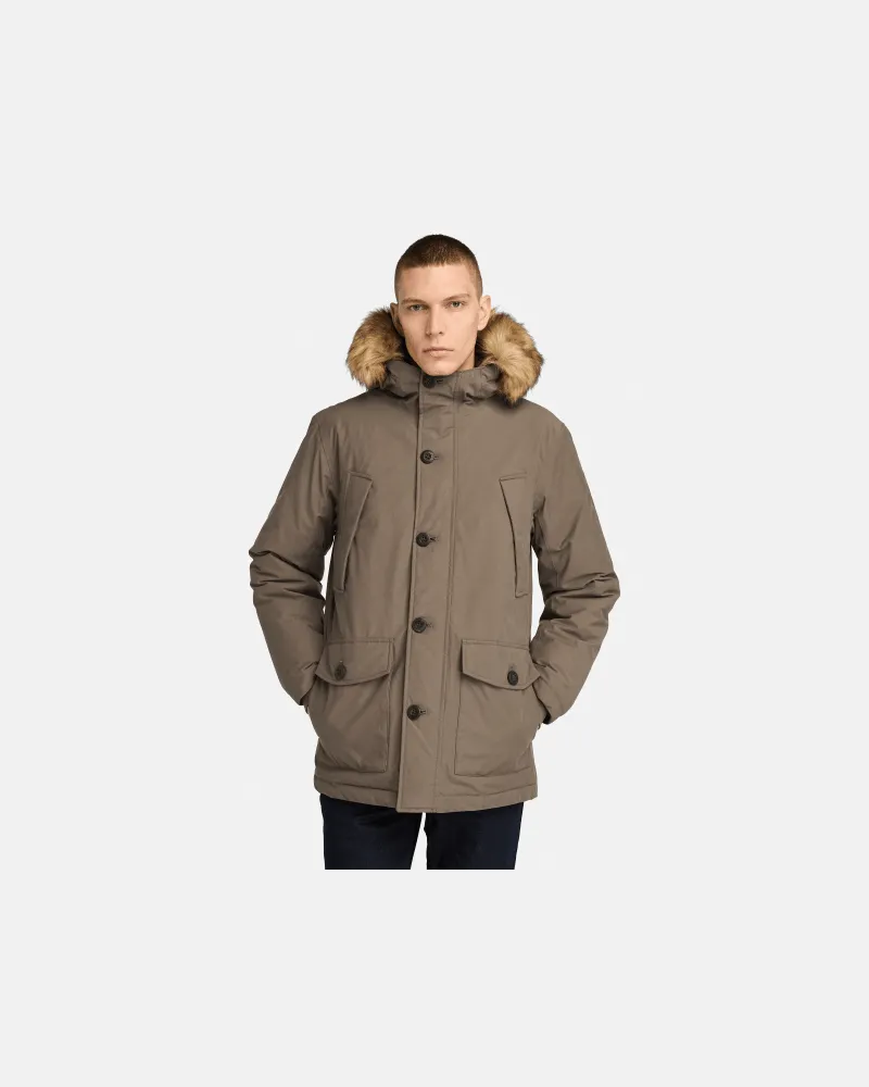 Timberland Wasserdichter Scar Ridge Parka für Herren in Braun, Herren, Braun, Größe Braun