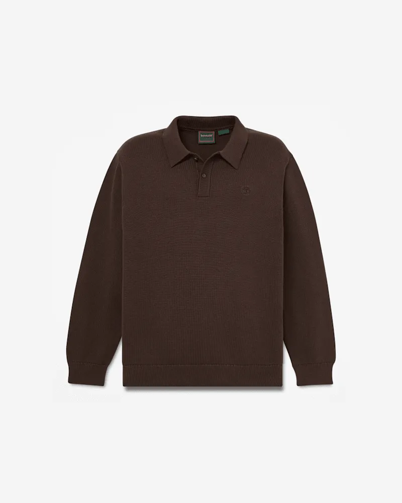 Timberland Williams River Polopullover aus Baumwolle für Herren in Dunkelbraun, Herren, Braun, Größe Braun