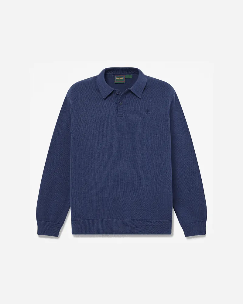 Timberland Williams River Polopullover aus Baumwolle für Herren in Dunkelblau, Herren, Blau, Größe Blau