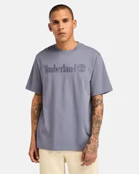 Timberland Hampthon Kurzarm-T-Shirt für Herren in Dunkel, Mann Grau