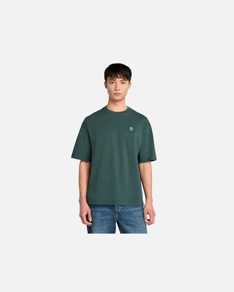 Timberland Dunstan River Kurzarm-T-Shirt für Herren in Dunkelgrün, Herren, Grün, Größe Grün
