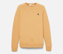 Exeter River Sweatshirt mit gebürsteter Rückseite und Rundhalsausschnitt für Herren in Gelb, Herren, Gelb, Größe