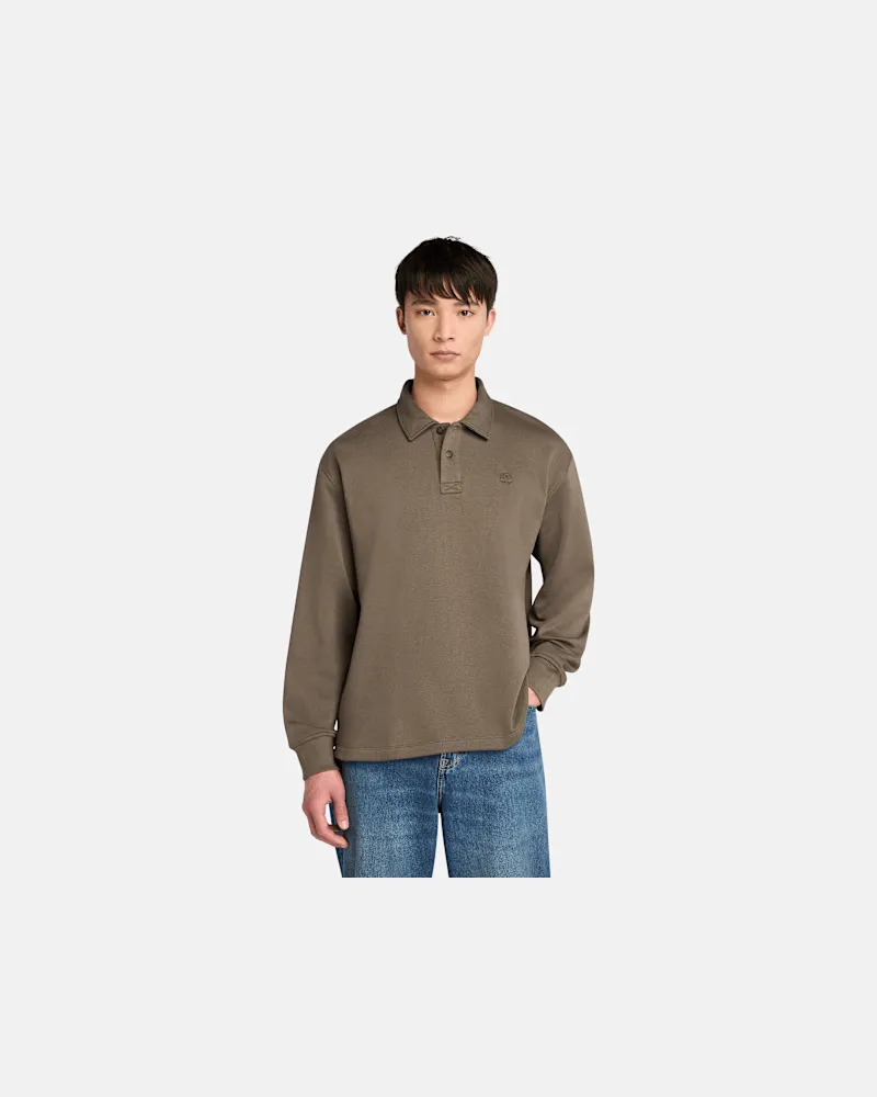Timberland Polo-Sweatshirt für Herren in Braun, Herren, Braun, Größe Braun