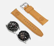 Beigefarbenes Lederarmband für Herren, Herren, No Color