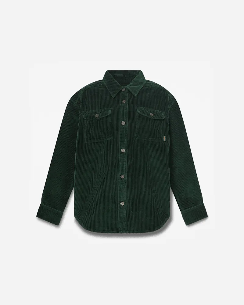 Timberland Hemdjacke aus Cord für Damen in Dunkelgrün, Damen, Grün, Größe Grün