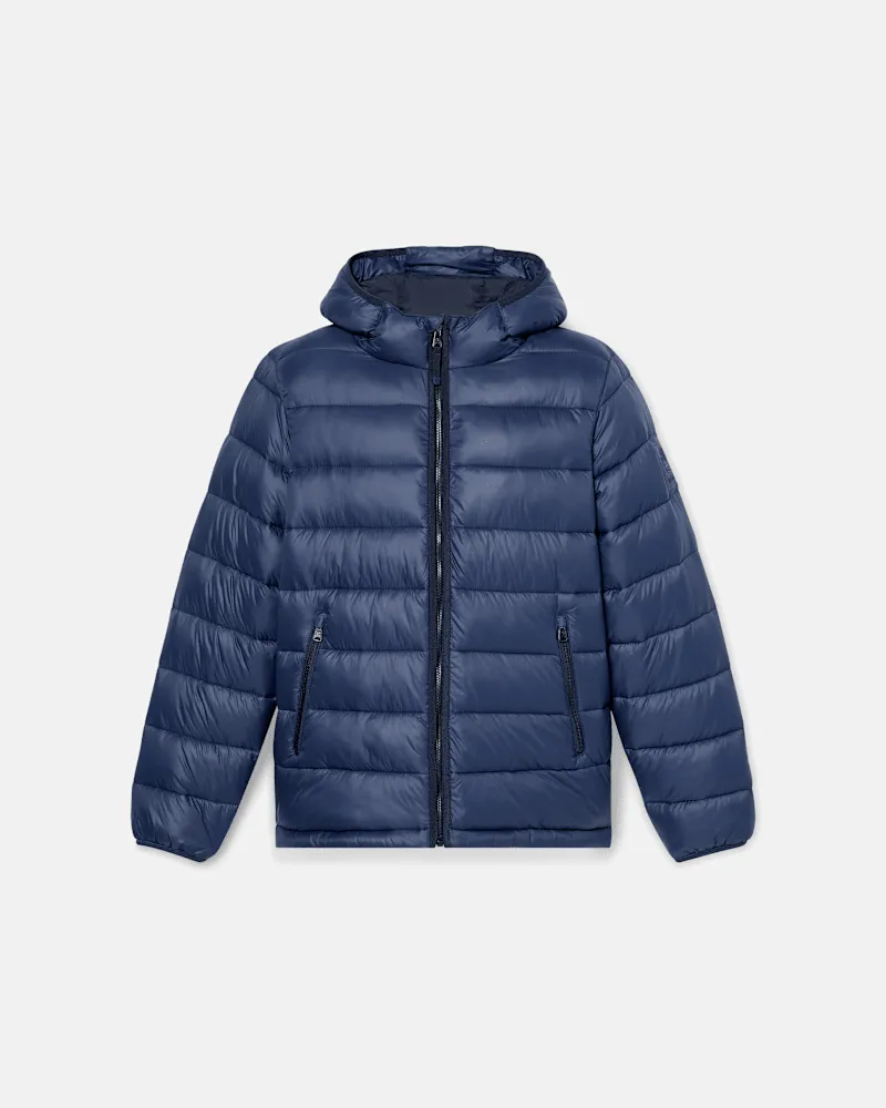 Timberland Strapazierfähige, wasserabweisende Garfield Steppjacke für Herren in Dunkelblau, Herren, Blau, Größe Blau