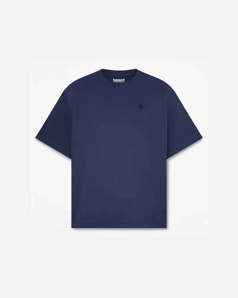 Timberland Dunstan River Kurzarm-T-Shirt mit lockerer Passform für Herren in Dunkelblau, Herren, Blau, Größe Blau