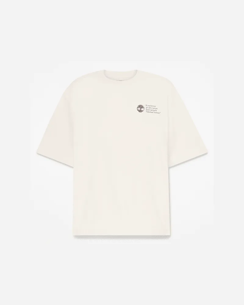 Timberland All Gender „Archive Boot" T-Shirt in Weiß, Weiß, Größe Weiß