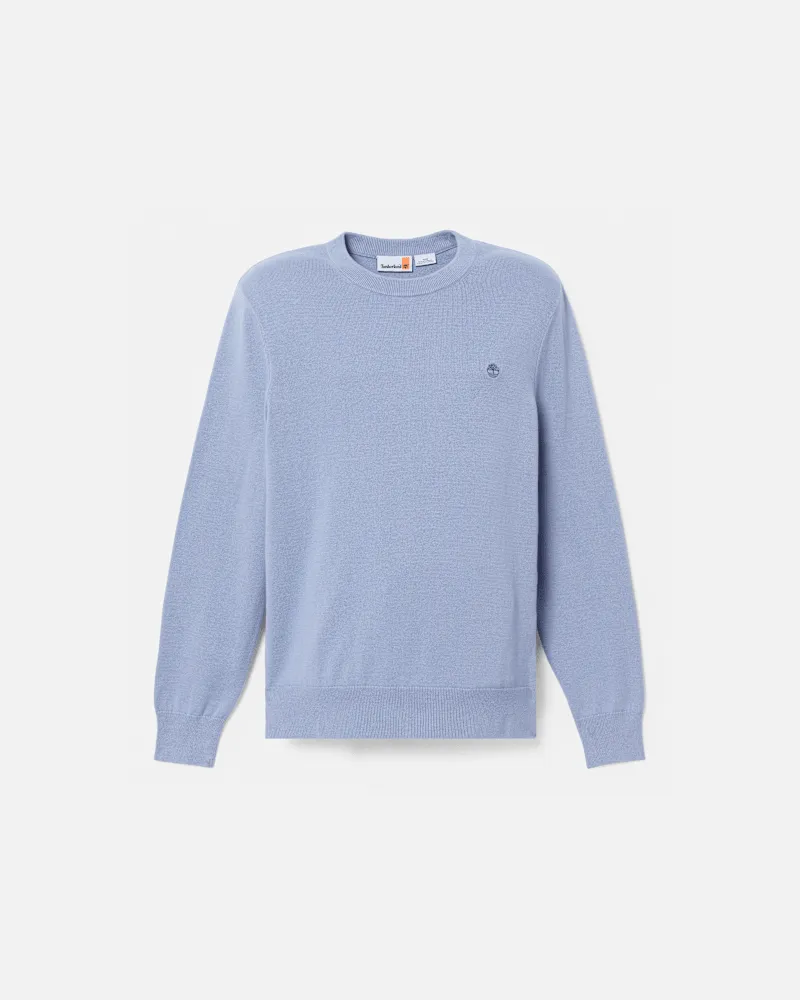 Timberland Johns River Rundhalspullover aus Baumwolle für Herren in Blau, Herren, Blau, Größe Blau