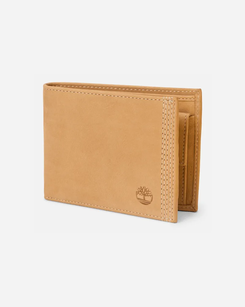 Timberland New Rain 2.0 große Trifold-Brieftasche mit Münzfach in Gelb, Herren, Gelb Gelb