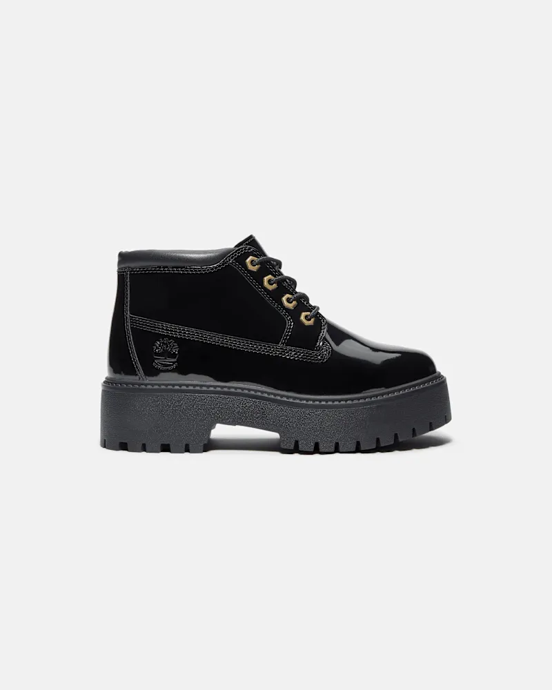 Timberland Wasserdichter Stone Street Boot mit Plateausohle für Damen in Schwarz, Damen, Schwarz, Größe Schwarz