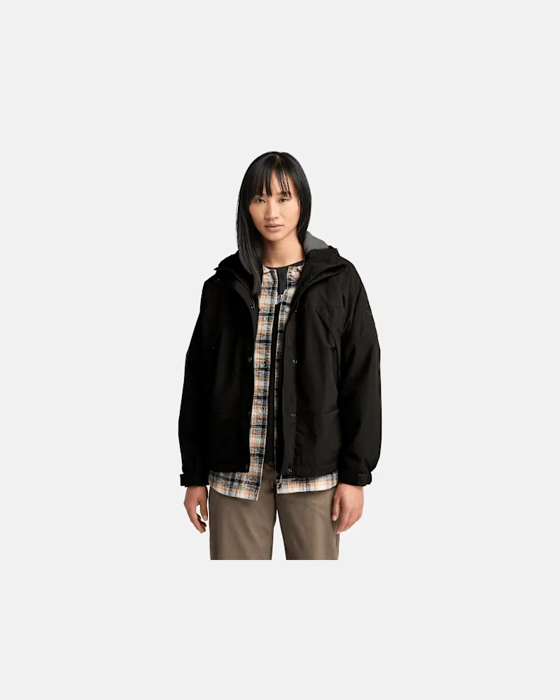 Timberland Wasserabweisende Winnick Jacke mit Fleecefutter für Damen in Schwarz, Damen, Schwarz, Größe Schwarz