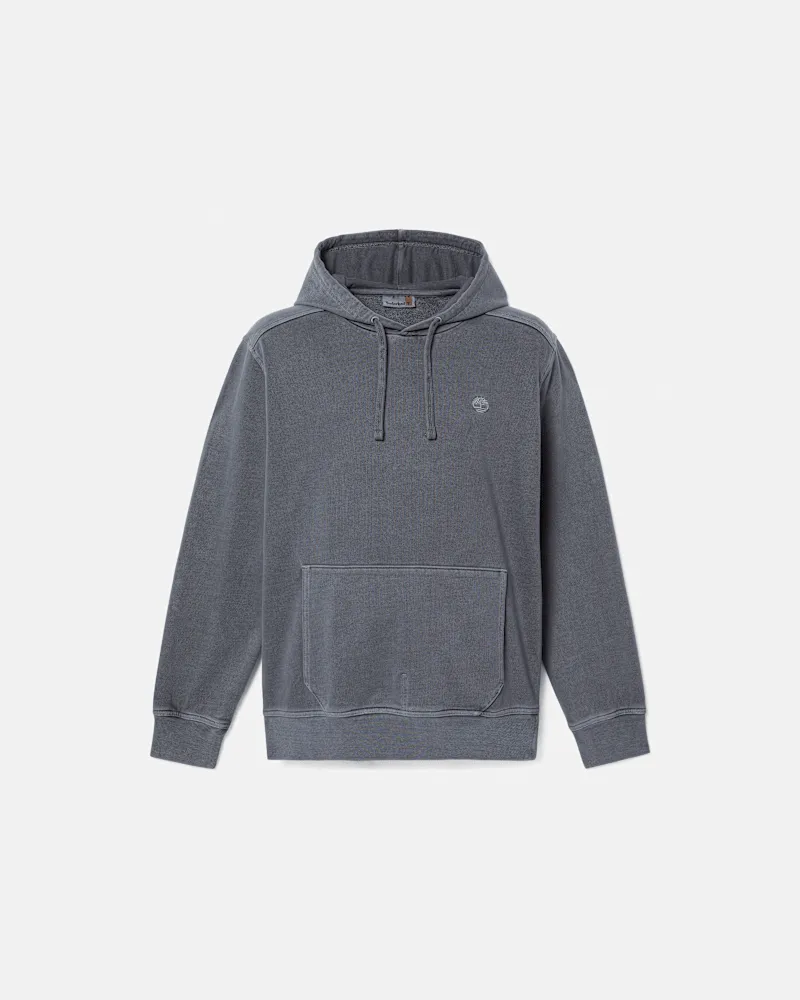 Timberland Merrymack River Garment Hoodie mit Stückfärbung für Herren in Schwarz, Herren, Schwarz, Größe Schwarz