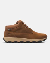 Timberland Wasserdichter Winsor Park Mid-Top-Sneaker zum Schnüren für Herren in Hell, Mann Braun