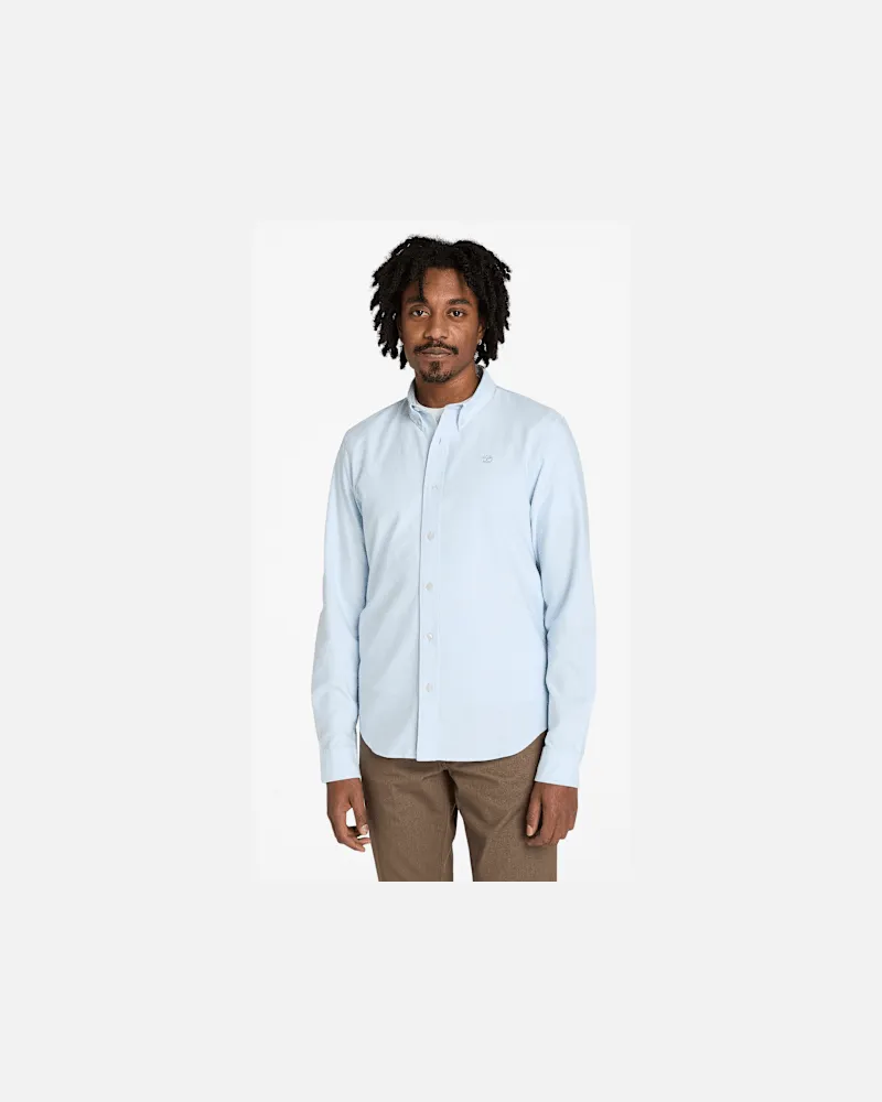 Timberland Oxfordhemd für Herren in Blau, Herren, Blau, Größe Blau