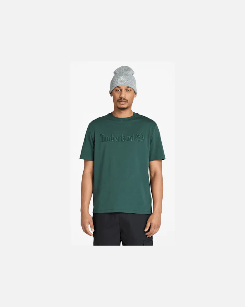 Timberland Hampton Kurzarm-T-Shirt für Herren in Dunkelgrün, Herren, Grün, Größe Grün