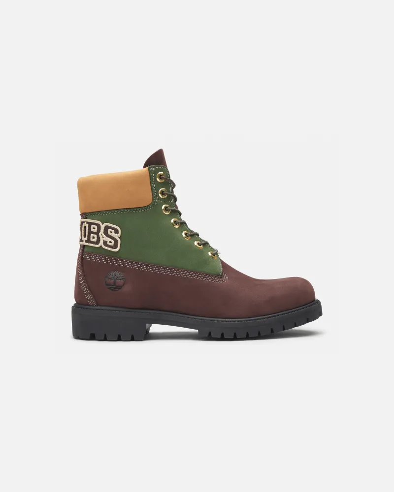 Timberland Timberland Premium 6-Inch Boot zum Schnüren für Herren in Grün/Braun, Herren, Grün, Größe Grün