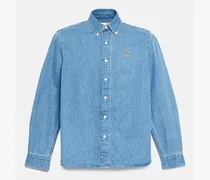 Jeanshemd für Herren in Blau, Herren, Blau, Größe