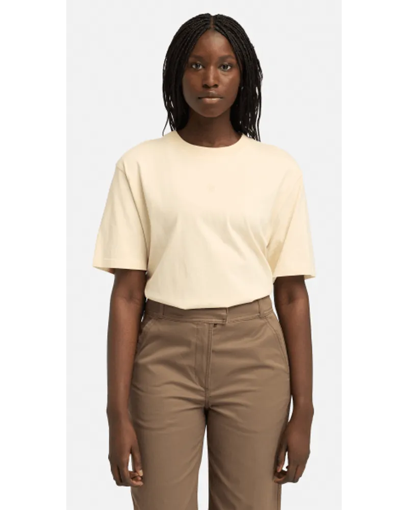 Timberland Lush Kurzarm-T-Shirt für Damen in , Frau Beige