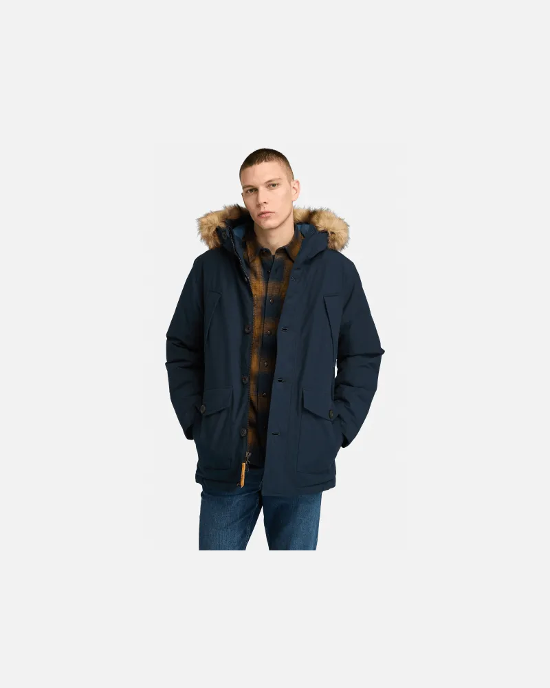 Timberland Wasserdichter Scar Ridge Parka für Herren in Dunkelblau, Herren, Blau, Größe Blau