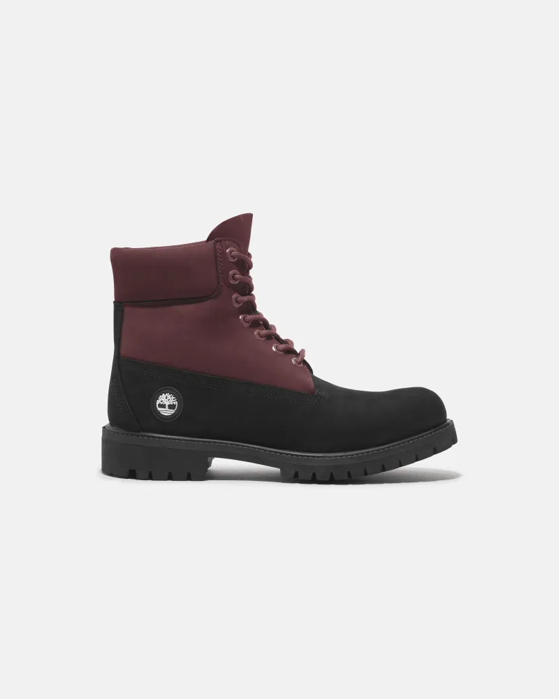 Timberland Timberland Premium 6-Inch Boot zum Schnüren für Herren in Dunkelrot, Herren, Rot, Größe Rot
