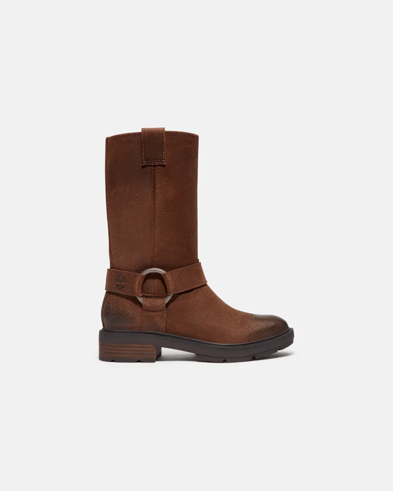 Timberland Brimfield Tall Boot zum Hineinschlüpfen für Damen in Dunkelbraun, Damen, Braun, Größe Braun