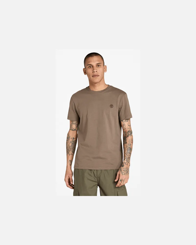 Timberland Dunstan River Kurzarm-T-Shirt für Herren in Braun, Herren, Braun, Größe Braun