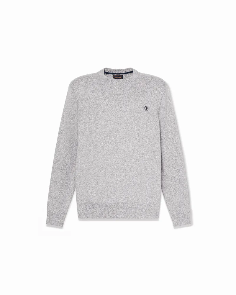 Timberland Williams River Baumwollpullover mit Rundhalsausschnitt für Herren in Grau, Herren, Grau, Größe Grau
