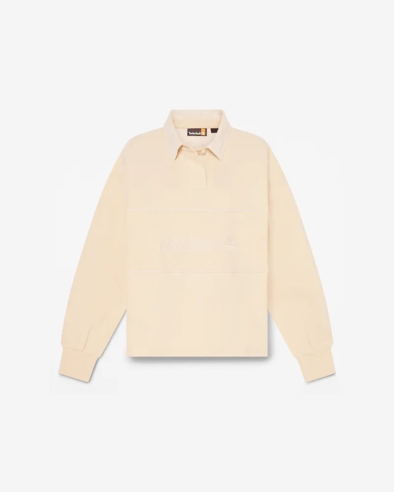 Timberland Lush Rugby-Polohemd für Damen in Beige, Damen, Beige, Größe Beige