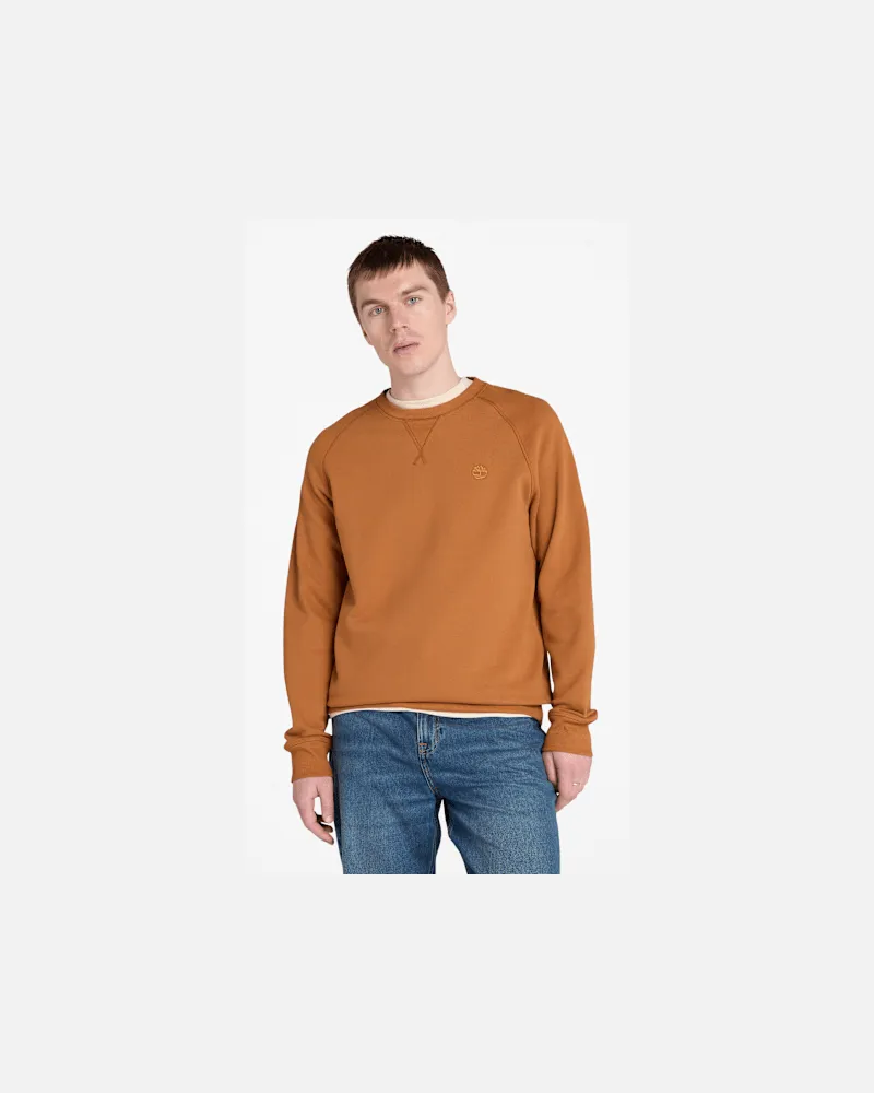 Timberland Exeter River Sweatshirt mit gebürsteter Rückseite und Rundhalsausschnitt für Herren in Braun, Herren, Braun, Größe Braun