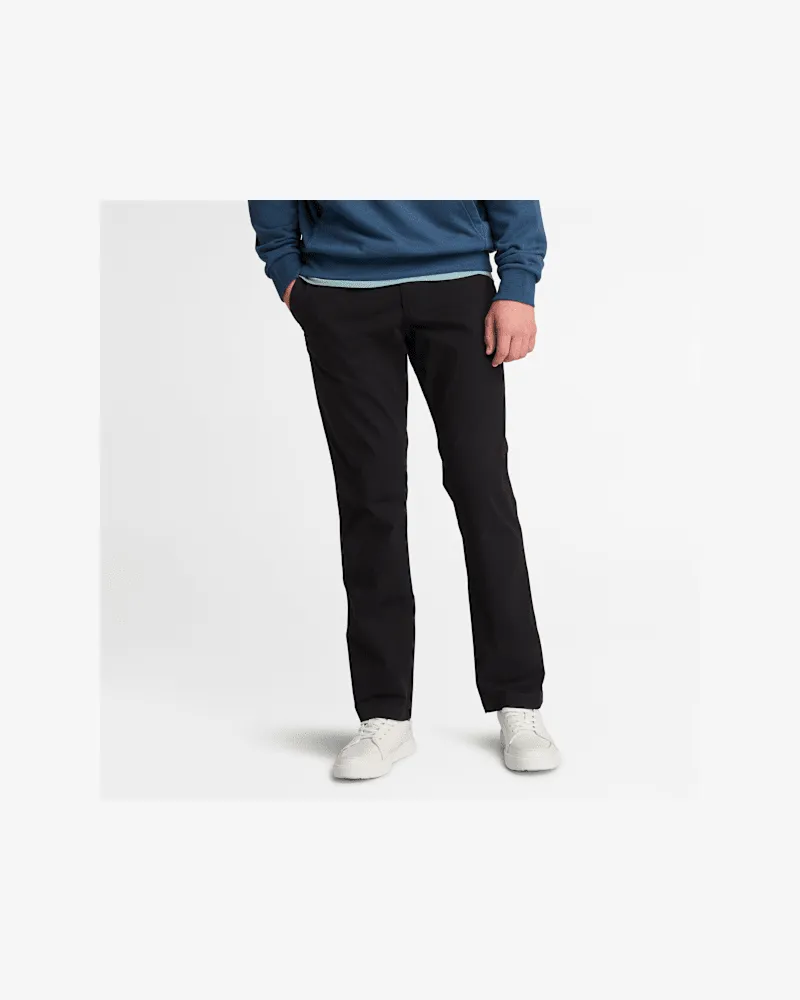 Timberland Gerade Topsfield Chinohose aus Twill für Herren in Schwarz, Herren, Schwarz, Größe Schwarz