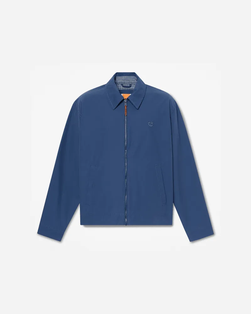 Timberland Strapazierfähige, wasserabweisende Stratham-Bomberjacke aus Baumwolle für Herren in Dunkelblau, Herren, Blau, Größe Blau