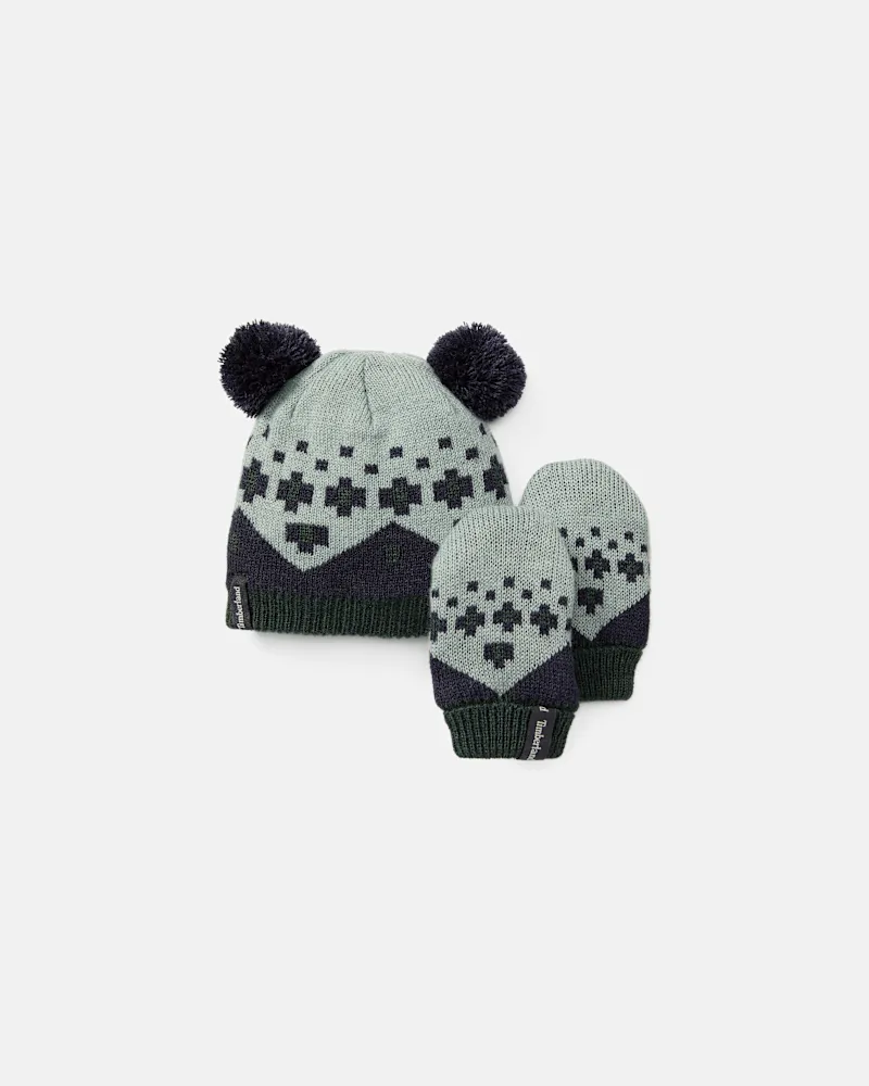 Timberland Fair-Isle-Set für Kinder in Grau, Grau, Größe Grau
