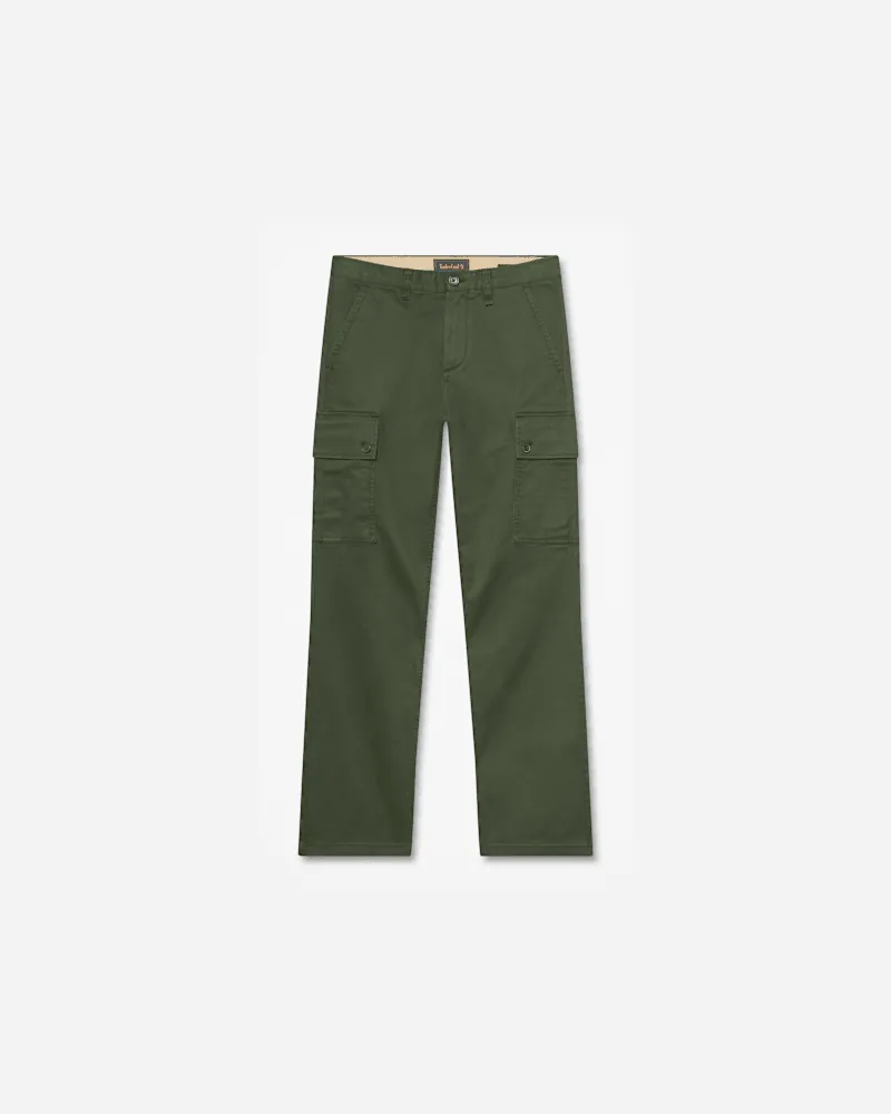 Timberland Cargohose aus Twill für Herren in Dunkelgrün, Herren, Grün, Größe Grün