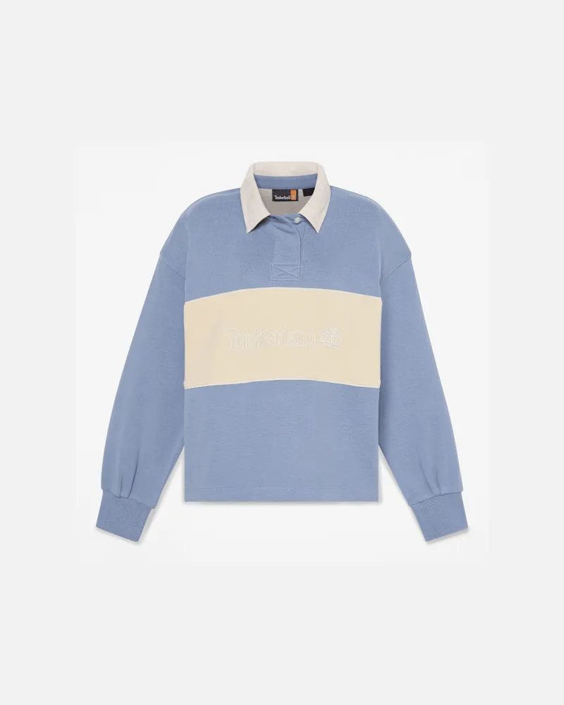 Timberland Lush Rugby-Polohemd für Damen in Blau, Damen, Blau, Größe Blau