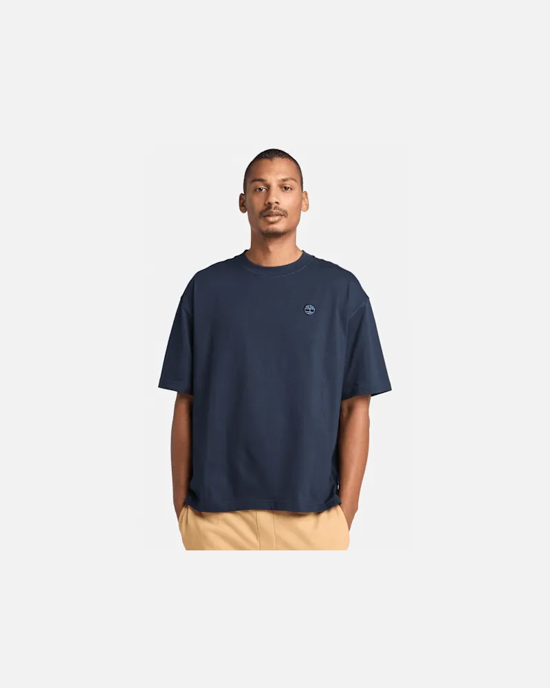 Timberland Dunstan River Kurzarm-T-Shirt für Herren in Dunkelblau, Herren, Blau, Größe Blau