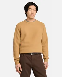 Timberland Williams River Pullover aus Baumwolle mit Raglanärmeln für Herren in , Mann Beige