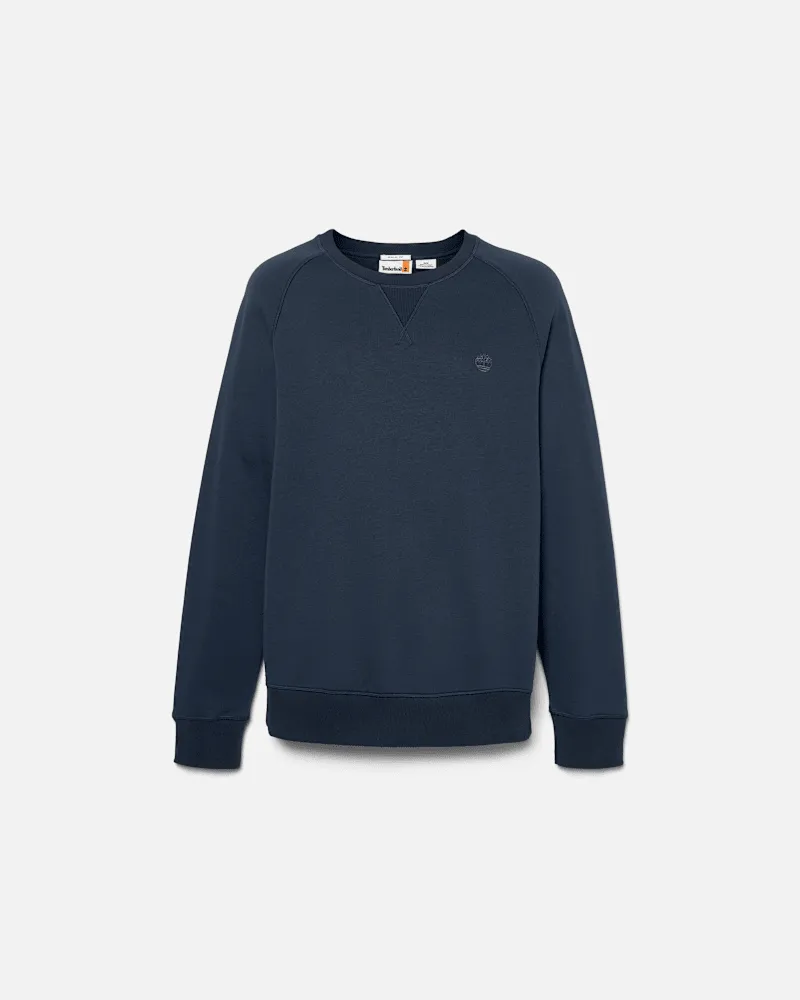 Timberland Exeter River Sweatshirt mit gebürsteter Rückseite und Rundhalsausschnitt für Herren in Dunkelblau, Herren, Blau, Größe Blau