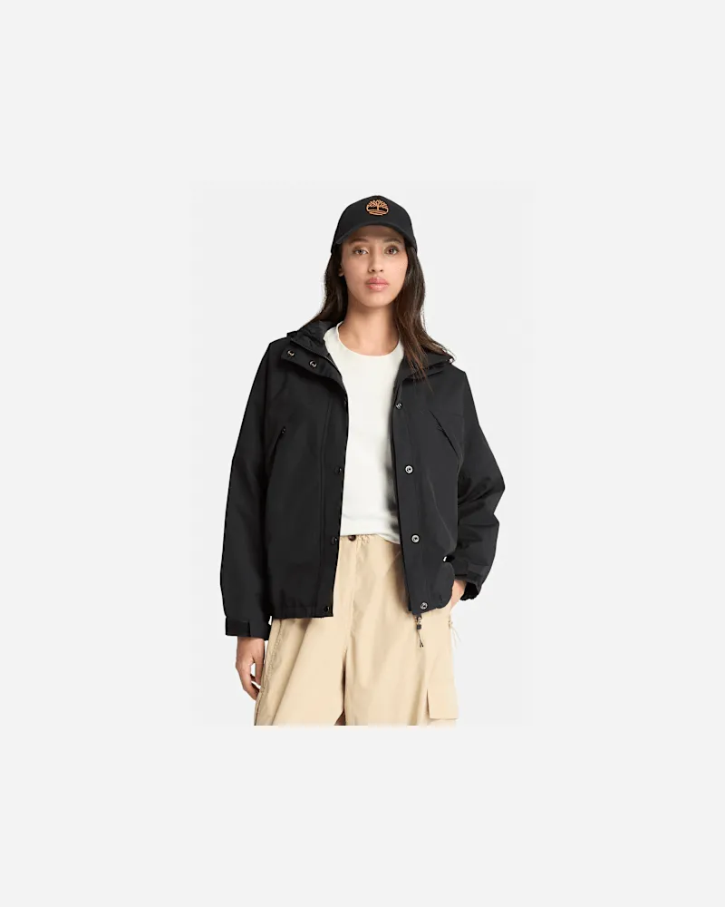 Timberland Wasserdichte Winnick Archive Shell-Jacke für Damen in Schwarz, Damen, Schwarz, Größe Schwarz