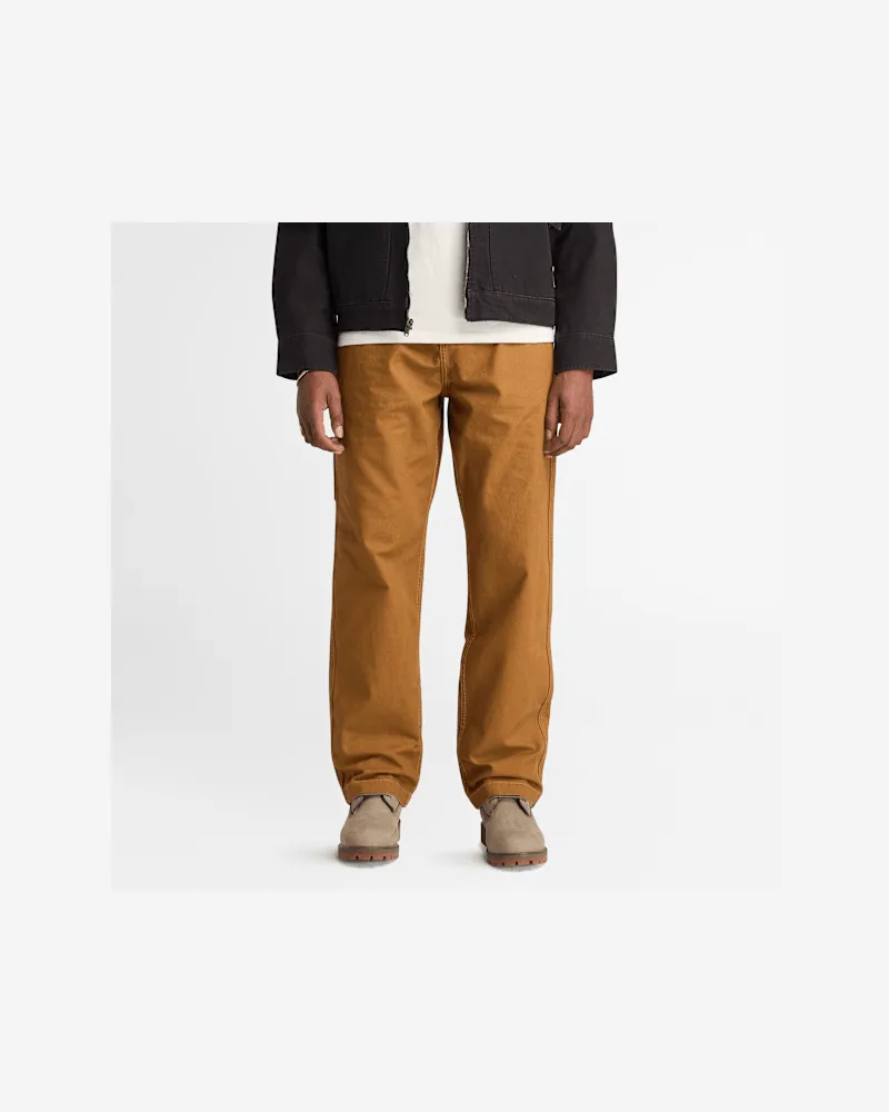 Timberland Rindge Carpenter-Hose aus gewaschenem Canvas für Herren in Dunkelgelb, Herren, Gelb, Größe Gelb