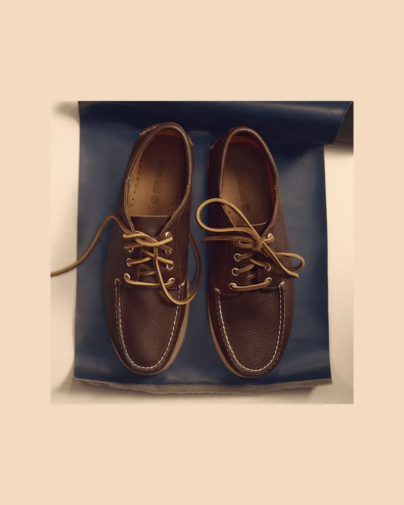 Timberland Handgefertigter Bootsschuh für Herren in Dunkelbraun, Herren, Braun, Größe Braun