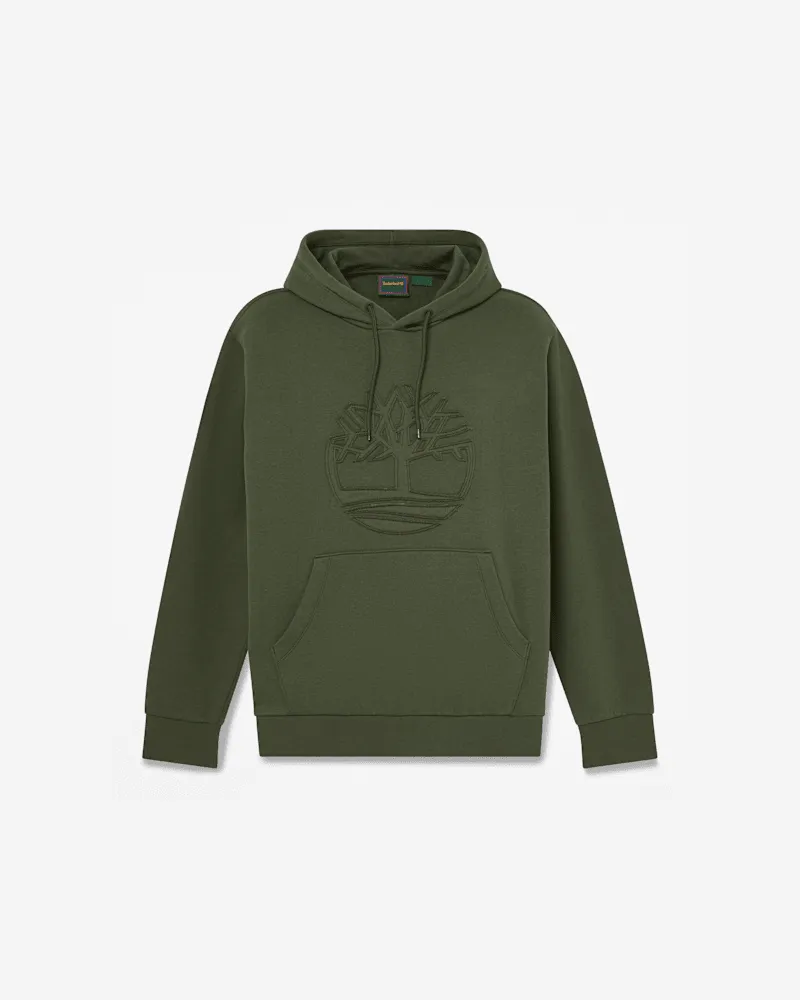 Timberland Wareham Kapuzenpullover mit Baumlogo-Aufnäher für Herren in Dunkelgrün, Herren, Grün, Größe Grün