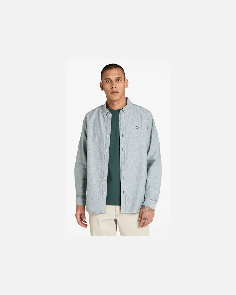 Timberland Oxford Streifenhemd für Herren in Dunkelgrün, Herren, Grün, Größe Grün