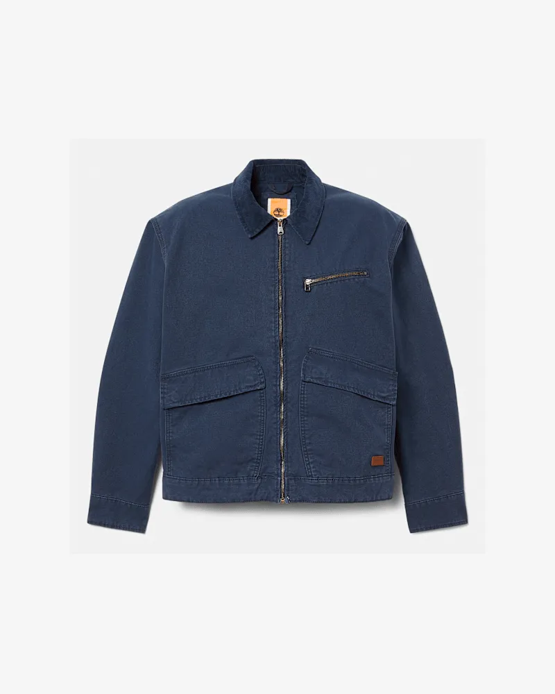 Timberland Jacke aus gewaschenem Canvas für Herren in Navyblau, Herren, Navyblau, Größe Navyblau