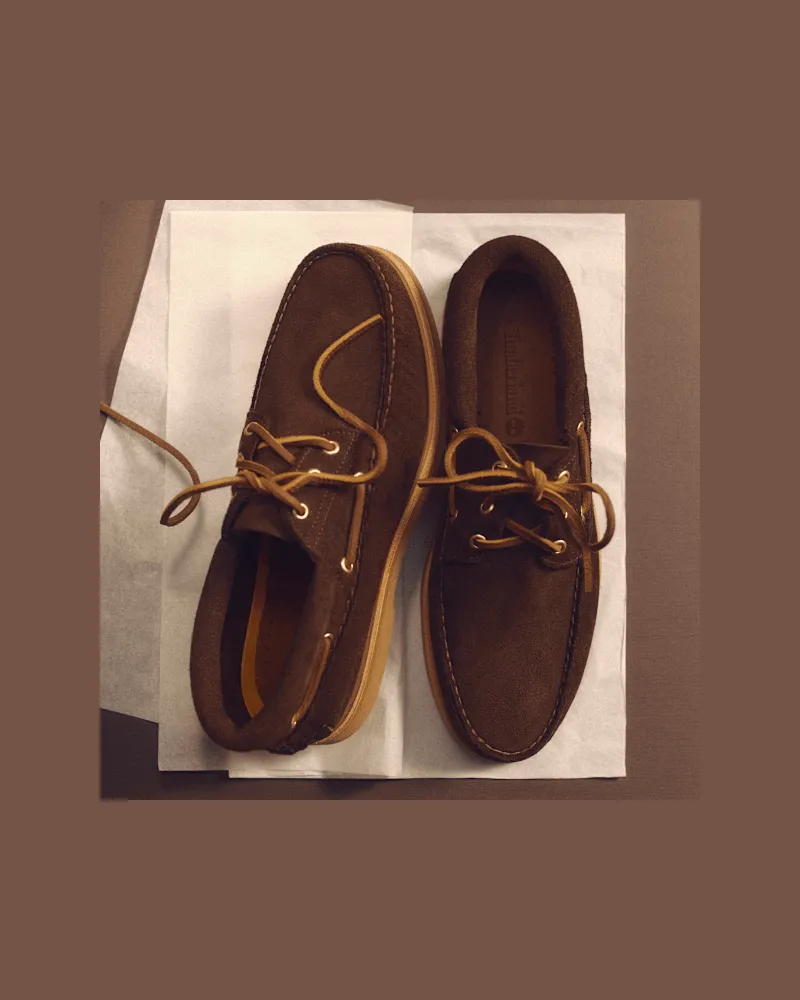 Timberland Handgefertigter Bootsschuh für Herren in Dunkelbraun, Herren, Braun, Größe Braun