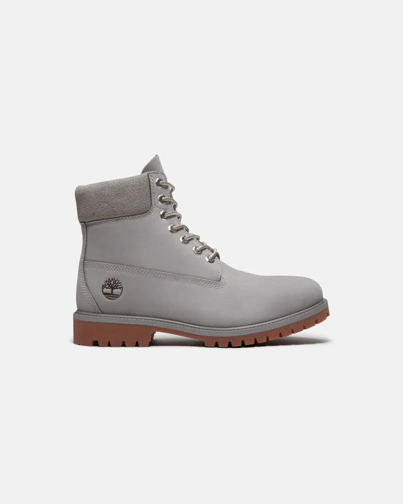 Timberland Wasserdichter Timberland Heritage 6-Inch Boot für Herren in Grau, Herren, Grau, Größe Grau