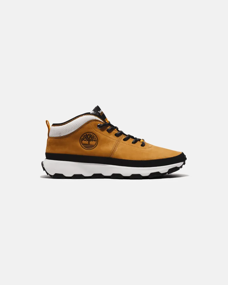 Timberland Halbhoher Winsor Trail Sneaker für Herren in Gelb, Herren, Gelb, Größe Gelb