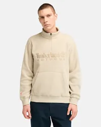 Timberland Polartec Fleece-Sweatshirt mit Viertelreißverschluss für Herren in , Mann Beige